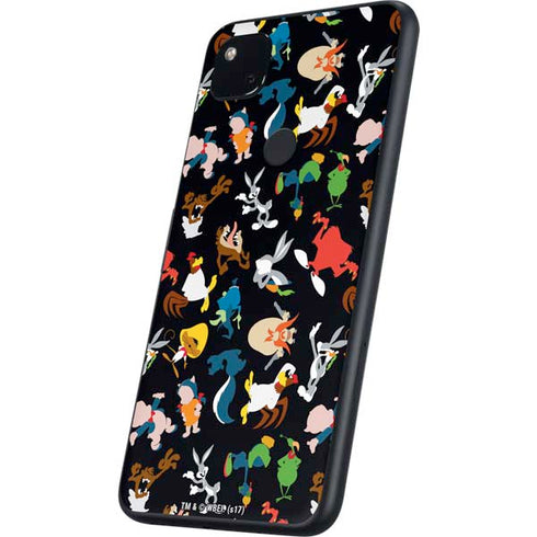 Looney Tunes Identity Pattern Google Pixel 4a Skin